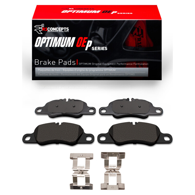 Porsche 718 Cayman Brake Pads - Front - R1 Concepts - Optimum OE - `13-`23 Porsche 718 Cayman Brake Pads - Front - R1 Concepts - Optimum OE - `13-`23